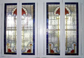 edwardian shutter window treatment